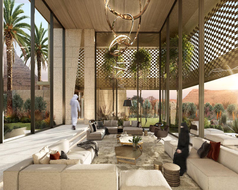 Luxury Villa Compound – Riyadh, 2023 (BUA: 6,400 m², Land: 41,000 m², Design Stage)